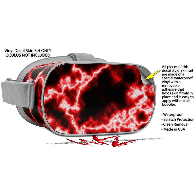 Decal Style Skin Wrap Compatible with Oculus Go Headset -