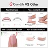 Milky White Press On Nails | CurvLife Nail | 24pcs