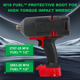 49-16-2767 Protective Boot High Torque Impact Wrench Boot for Milwaukee M18 Fuel 1/2 2767-20 High Torque Impact Wrench & ONEKEY Version 2863-20 Protective Boot Black Replacement Accessories