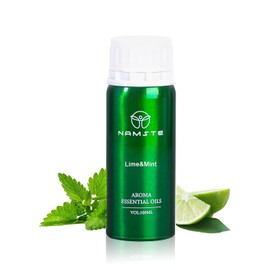 NAMSTE Aceite Esencial Para Difusor 100mL | Frutal-Serie | Lemen&Menta | 100% Puro y Concentrado Natural, Botella de Aluminio, Aceites Esenciales Profesional para Difusor de Aroma y Humidificador