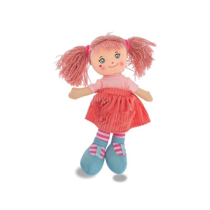 Teorema - Carlotta Bambola di Pezza con Capelli Colorati, Bambola
