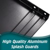 Daisypower Gutter Valley Splash Guards,4 Pcs Foldable Rainwater Roof Rain