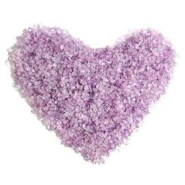 HappyFiller 1.3 Pound Crushed Glass Broken Pieces for Epoxy Resin Arts,Crafts,Garden Landscape,Succulent Soil Cover Gravel,Vase Filler,Candle Holder Decoration,Lavender(Purple)