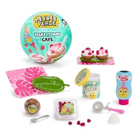 MGA's Miniverse Make It Mini Cafe Series 6, Mini Collectibles - Mystery Blind Packaging, DIY, Resin Play, Replica Food, NOT Edible, Collectors, 8+