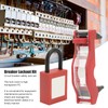 Circuit Breaker Safety Lock Set Transparent Protective Cover Padlocks Kit
