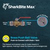 SharkBite Max 3/4 Inch Ball Valve with Drain Vent and