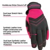 MSUPSAV Utility Work Glove,Multipurpose Work Gloves for Men,Multifunctional Synthetic Leather