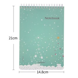 Larkpad 10020 Grid and Dotted Journal Spiral Notebook Diary A5 - Premium Thick Paper，2-Pack