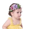 Yheahin Baby Girls Flower Nylon Headbands Newborn Rose Floral Stretchy