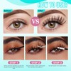 Individual Eyelashes,Cluster Lashes D Curl 200Pcs 30D Lash Extension,Soft Wispy