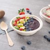 Restaurantware Pulp Tek 25 Ounce Bagasse Bowls 100 Round Sugarcane