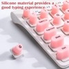Kingdder 70 Pcs Raised Keyboard Stickers for Long Nails with