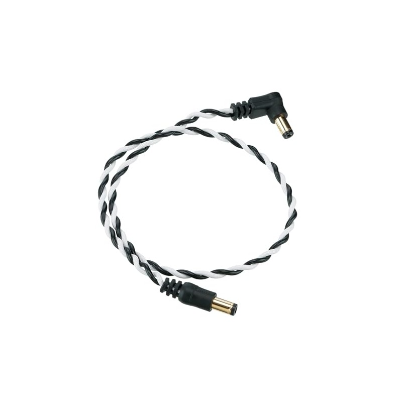 Ibanez DCT16-BWH Twisted Pair Construction DC Cable White & Black