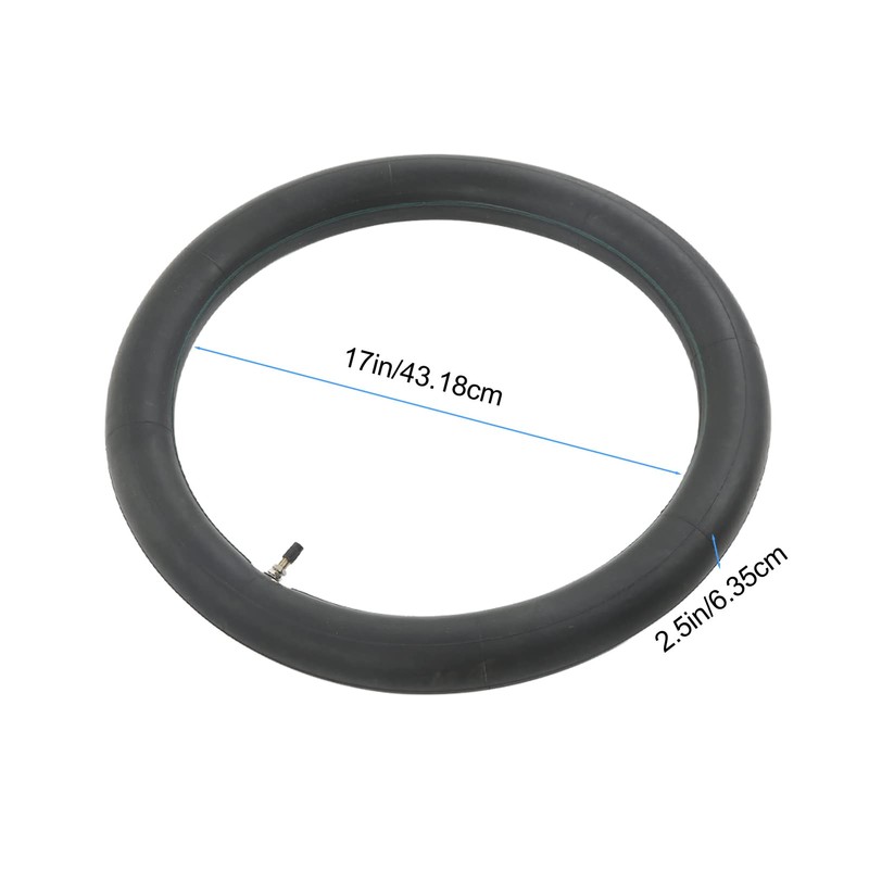 Motorcycle Inner Tube, Rubber 2.50‑17 Inner Tube Shock Absorbing 110cc
