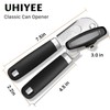 Manual Can Opener, UHIYEE Premium Can Opener Without Sharp Edges,