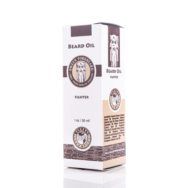 Beard Oil Fighter 100% Organic Premium Beard Oil Made in