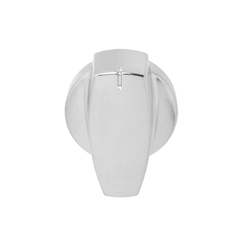 Belling Genuine Hob Hotplate Control Knob Switch (Silver / Chrome