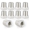 ERGAOBOY 2 pieces 304 stainless steel reducer hexagonal socket, 3/8