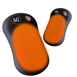 Magnetic Rechargeable Hand Warmers 2 Pack, 10000mAh Fast Heating with 3 Settings, UL Certified Portable Electric Pocket Heater for Hunting, Golf, Camping - Perfect Warm Gifts for Women & Men