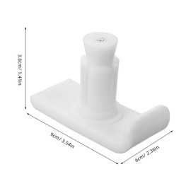 OATIPHO 4pcs Walker Ski Glides Replacement Accessories for Folding Walkers Anti-Slip Non-Stick Coasters for Smooth Indoor/Outdoor Use for Seniors