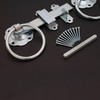 Infinity Decor Heavy Duty Galvanized Zinc Iron 6" 150mm Plain