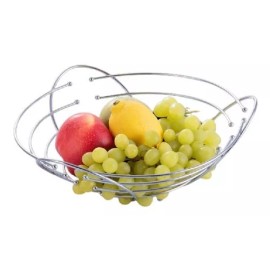 Brang Frutero Basket Brang Acero Inoxidable Funcional Práctico Color Plateado