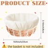 PAIKIUU Proofing Bags for Dough 6PCS Banneton Liner Cloth Linen
