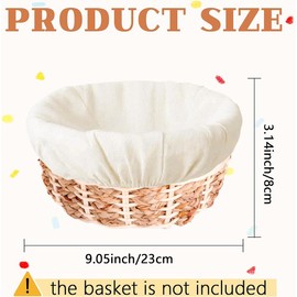 PAIKIUU Proofing Bags for Dough 6PCS Banneton Liner Cloth Linen for Bread Baking Proofing Cloth Supplies for Proofing Basket Sourdough Proving Baking Bakery