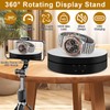 YGVQN Electric Rotating Photo Stand Electric Dial Table Top 23cm