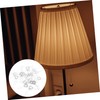 Operitacx 20Pcs Lampshade Spring Adapter Clips for Pendant Light Shade