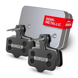 Borgen 2 Pairs Bike Brake Pads, Bicycle Brake Pads Compatible with AVID SRAM Bicycle Brakes Pads Suitable for AVID Elixir 1/3/5/7/9, SRAM XX/X0/ DB 1/3/5