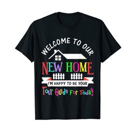 Tour Guide Cute Housewarming New Homeowner For Kids Boy Girl T-Shirt