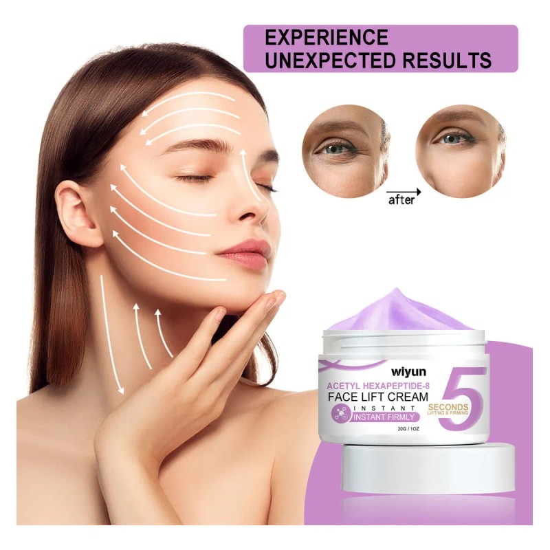 Crema De Estiramiento Facial Instantánea V Acetyl Hexapéptid