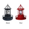 CALIDAKA LED Solar Powered Lighthouse, 360 Degree Rotating Lamp Waterproof