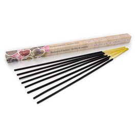Premium Incense Sticks Sandalwood Rose: Naturally Traditional from India in Fair Production, 8 Pieces Each 45 Minutes for Meditation & Wellness