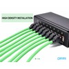DRRI M12 4pin D-Code Male to RJ45 Waterproof Ethernet Shielded