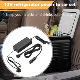 Norward Power Cord Compatible with Alpicool, Bodega, Euhomy, BougeRV, ARB, ICECO, Setpower, JoyTutus, Cooler Power Cord for Most AC/DC Adapter Car Refrigerators﻿ ﻿