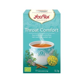 Yogi TEAS - AYURVEDIC Organic Ancient Herbal Formula Throat Comfort 17bags (Pack of 1)