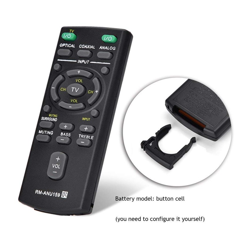 Remote Control Replacement for Sound Bar RM ANU159