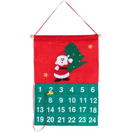 PEARL Christmas Calendar: Advent Calendar to Fill Yourself, Santa Claus Motif, 42.5 x 30 cm (Advent Calendar for Filling, Advent Calendar, Children's Christmas)