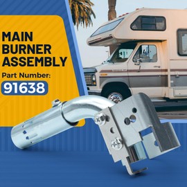 Main Burner Assembly 91638 for Dometic Atwood 6 Gallon Water Heater Burner