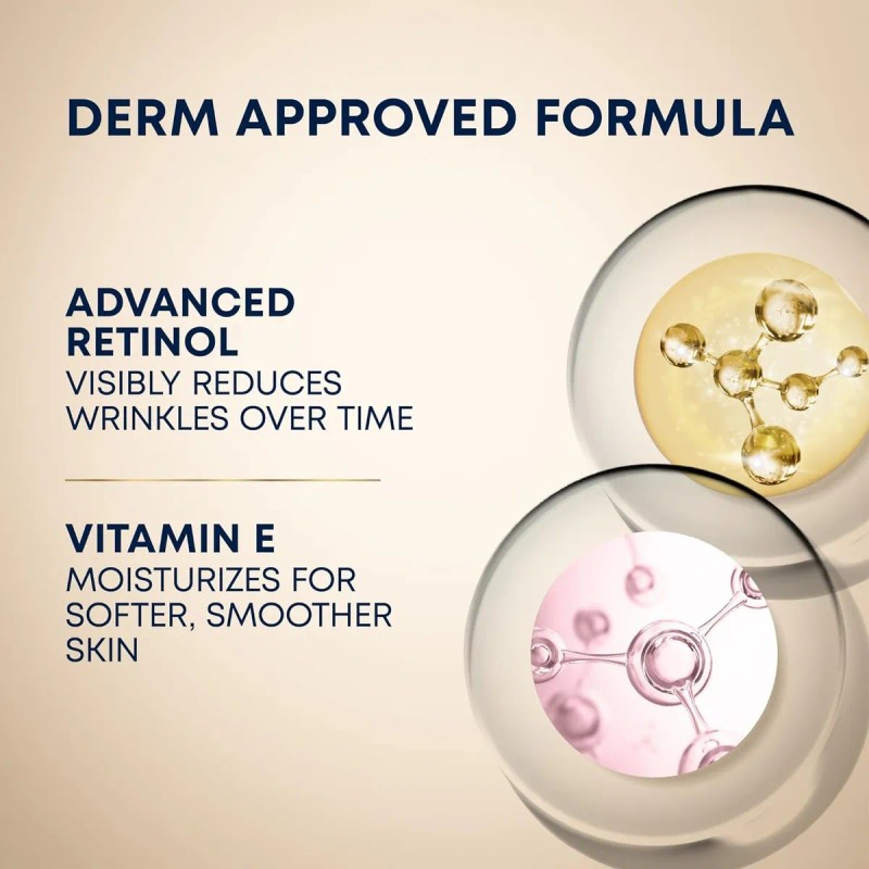 Correccin diaria de arrugas profundas con retinol Roc, SPF 30
