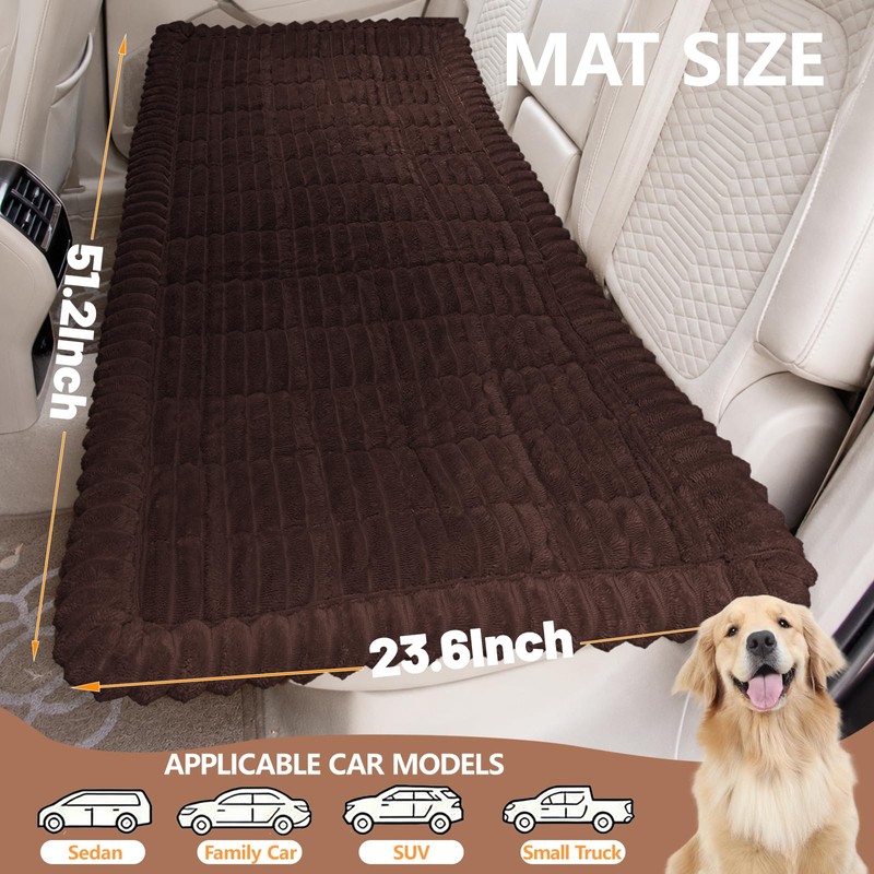 Gdmhy Dog Bed for Car Back Seat, Waterproof Dog Blanket