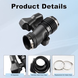 WMPHE Air Intake Hose Replacement for 25783713 Compatible with 2009 2010 2011 Chevy Traverse GMC Buick Enclave Acadia Saturn Outlook 3.6L V6, Intake Boot Tube Outlet Duct