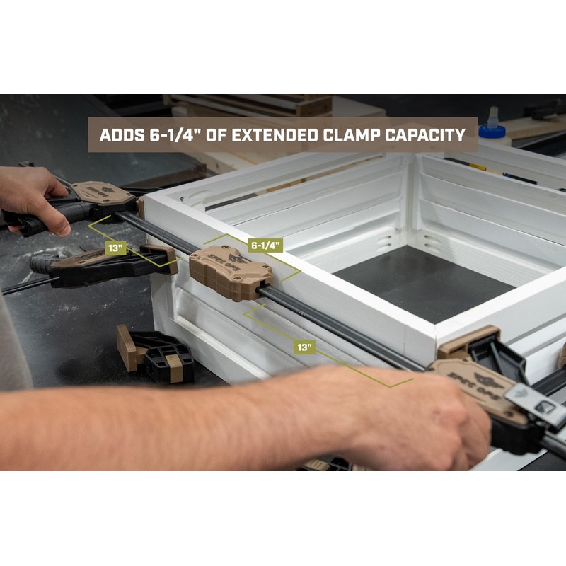 Spec Ops Clamp Coupler for Bar Clamp 2X Clamping Range
