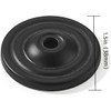 khtumeware 10 Pack 1.5 Inch Matte Black Backplate for Cabinet