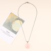 Koai Women's Cut Rose Quartz Power Stone Necklace, Rose Quartz,