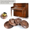 Upright Piano Caster Cups,Solid Wood Furniture,Piano Caster Cups - Non-Slip