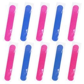 Nail Files Individually Wrapped 10 Pcs Disposable Double Sided Emery Boards for Home Salon Travel Size Mini Manicure Kit