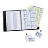 Durable 146365 Visitor Book 100, Leather Look Cover, 100 Perforated